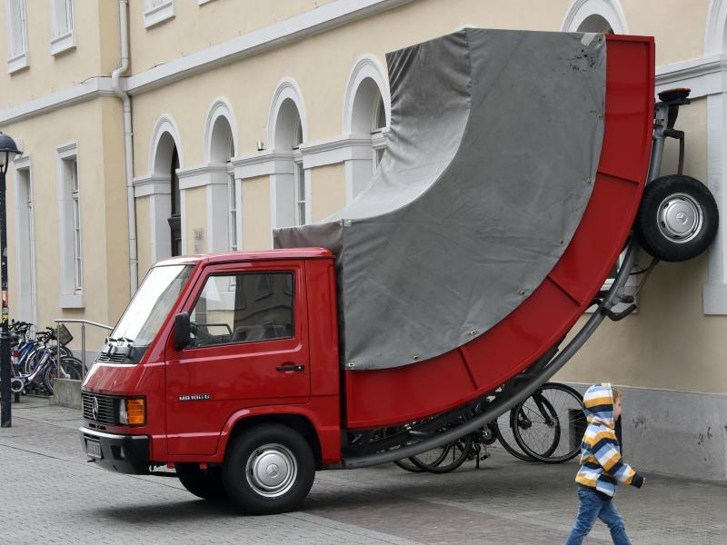 Illustration for article titled In Germany even Art Installations get Parking Tickets!
